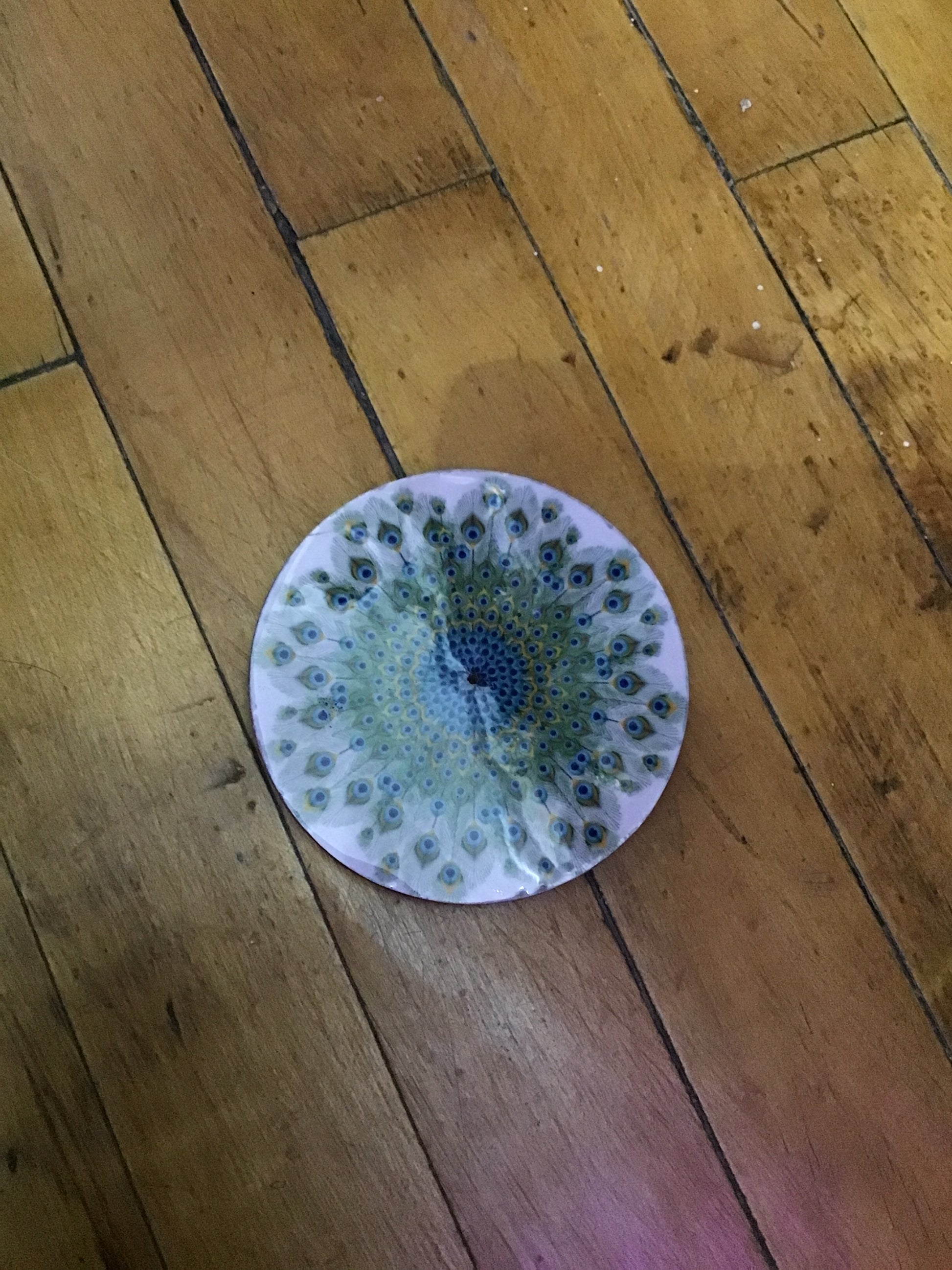 Peacock incense holder