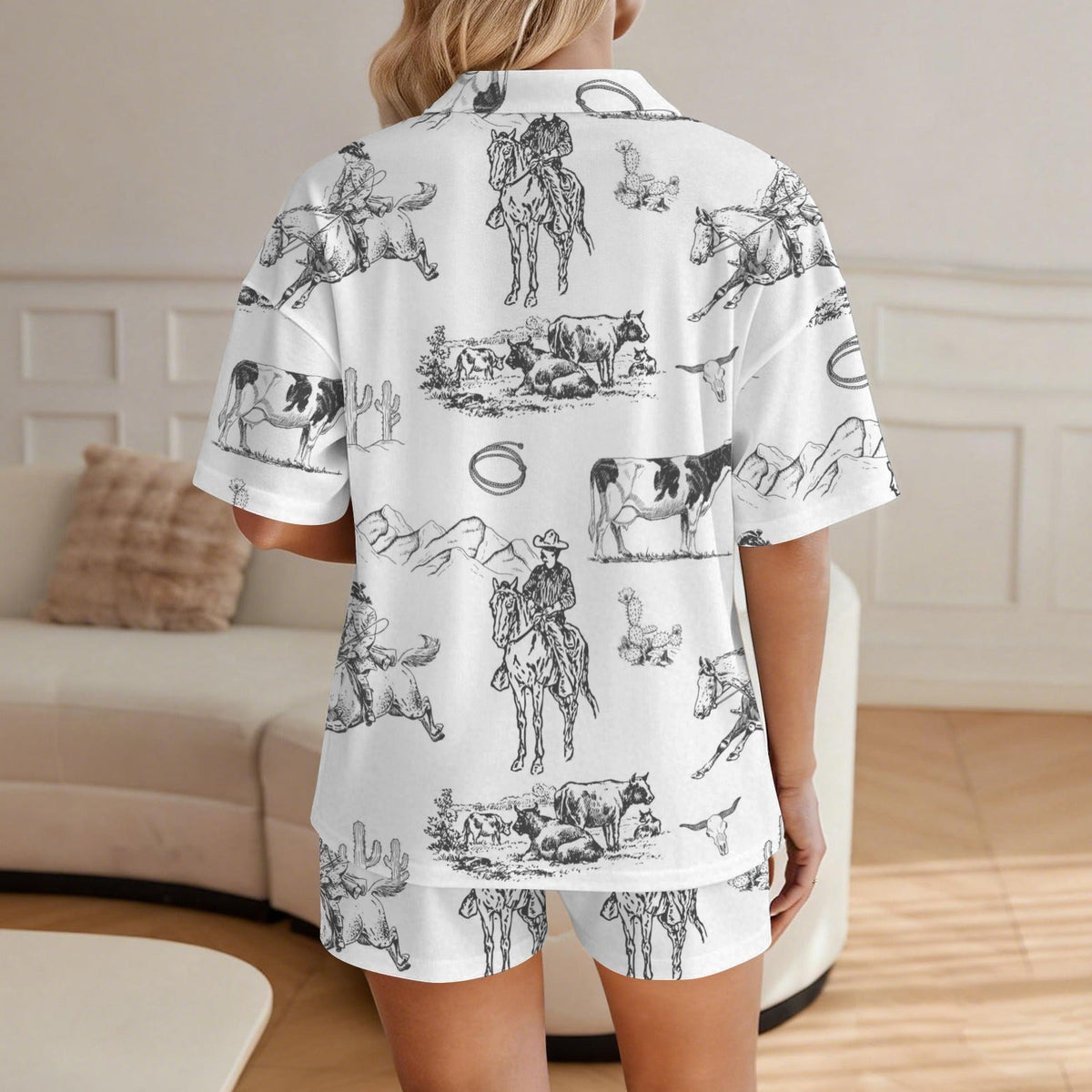 Baha Ranch Ranch Life Women's Pajama Set Made in America