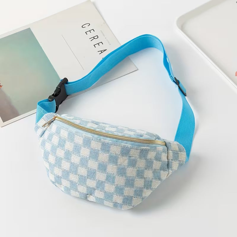 CHECKERED FANNY PACK