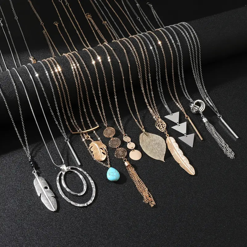 Western/Boho Fashion Chain Necklaces