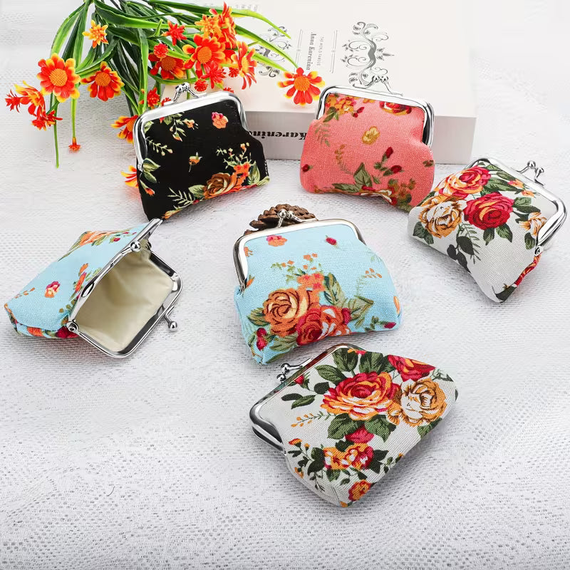 Vintage Floral Coin Purse