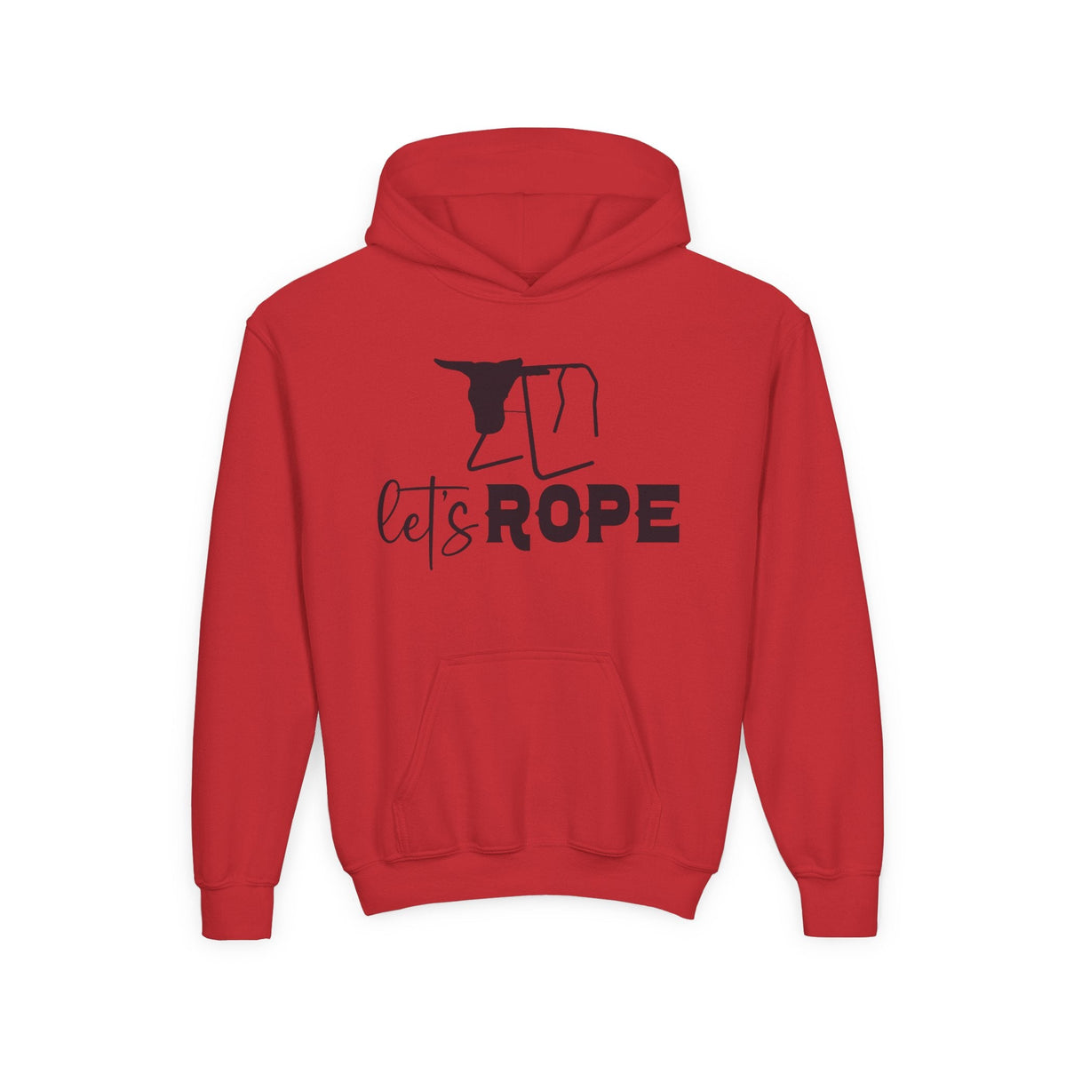 Let's Rope Youth Western Hoodie | Kids Rodeo Cowboy Sweatshirt