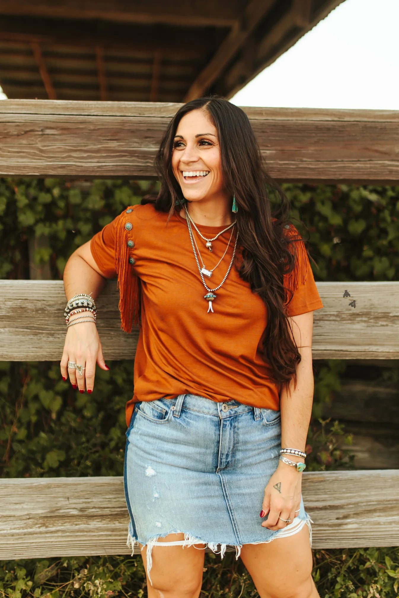 GET FRINGEY WITH IT TEE