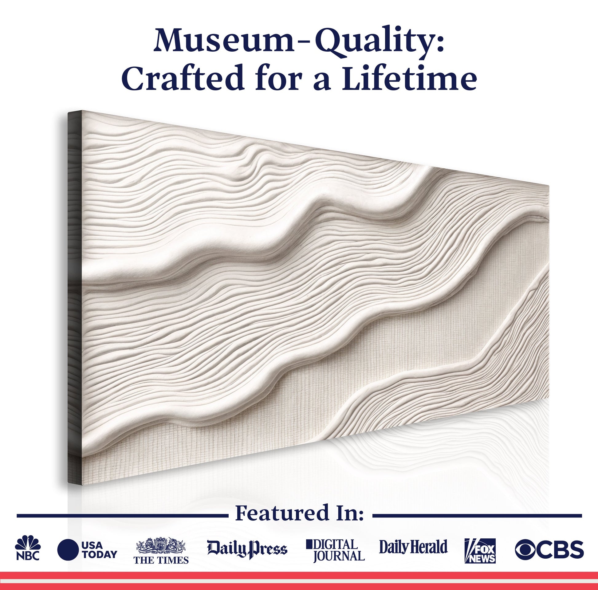 Ivory Abstract Wall Art II
