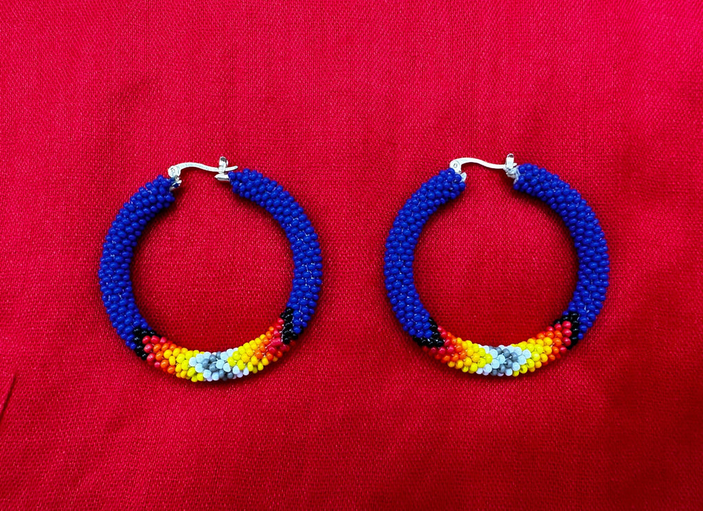 Blue 2" Hoops