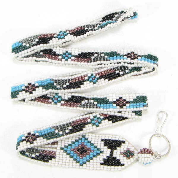 Blue/Brown Lanyard Id Holder