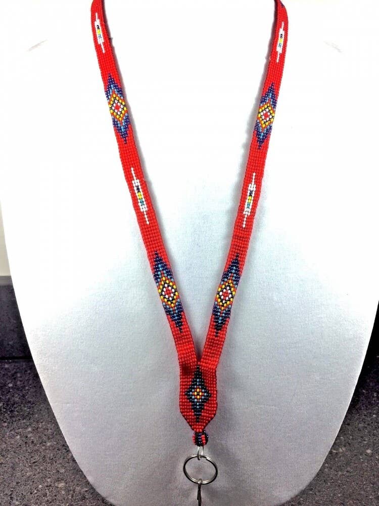 Red/Blue Id Holder Lanyard