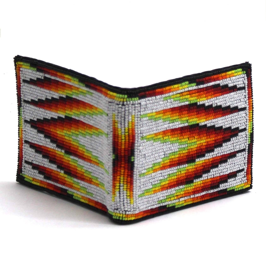 Beaded Fire Wallet