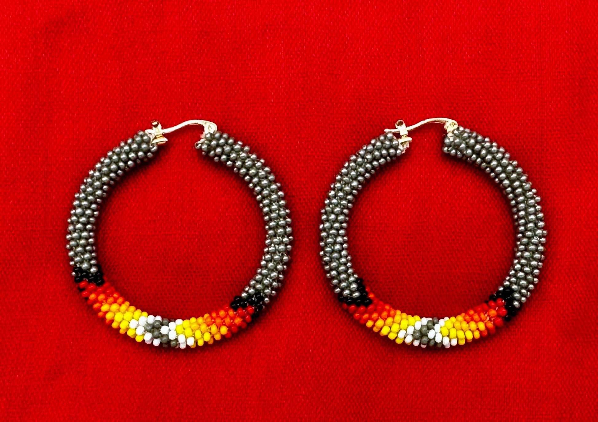 Grey 2 inch Hoops