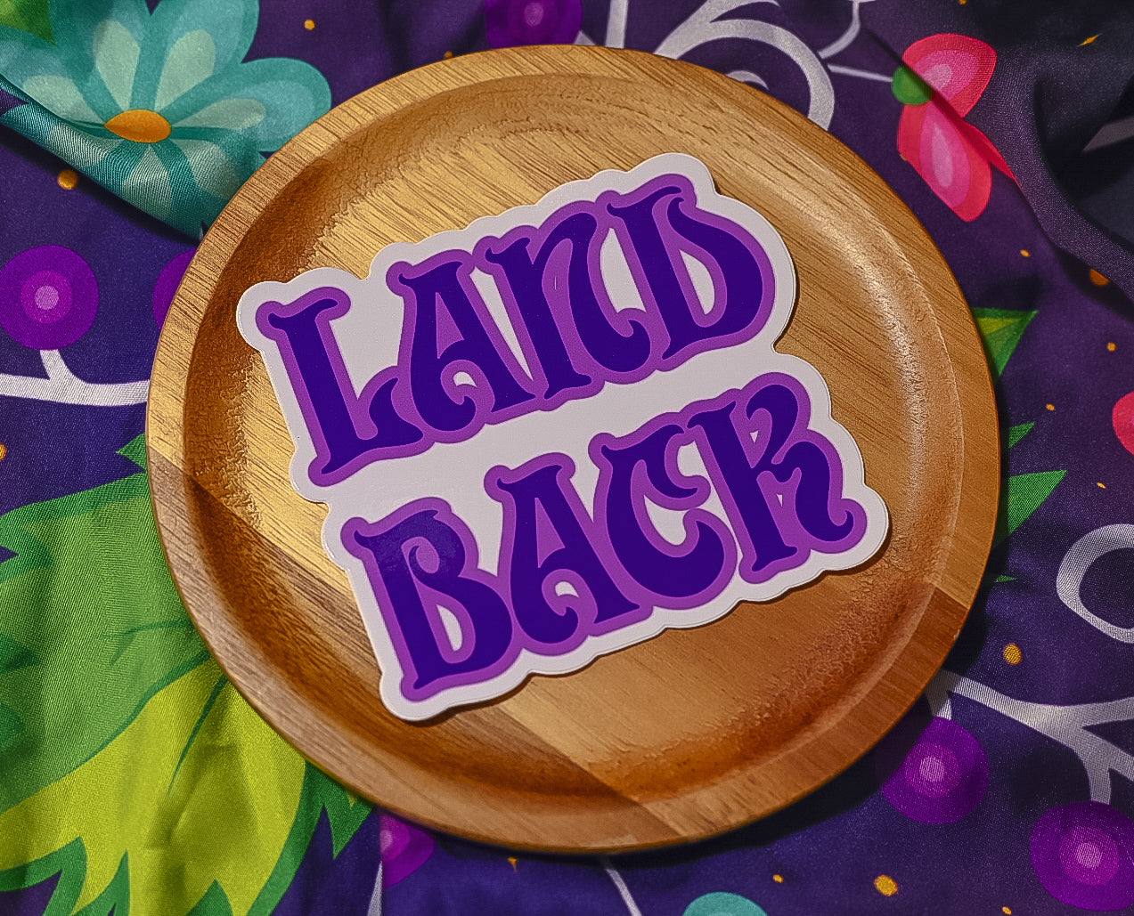 Land Back Sticker