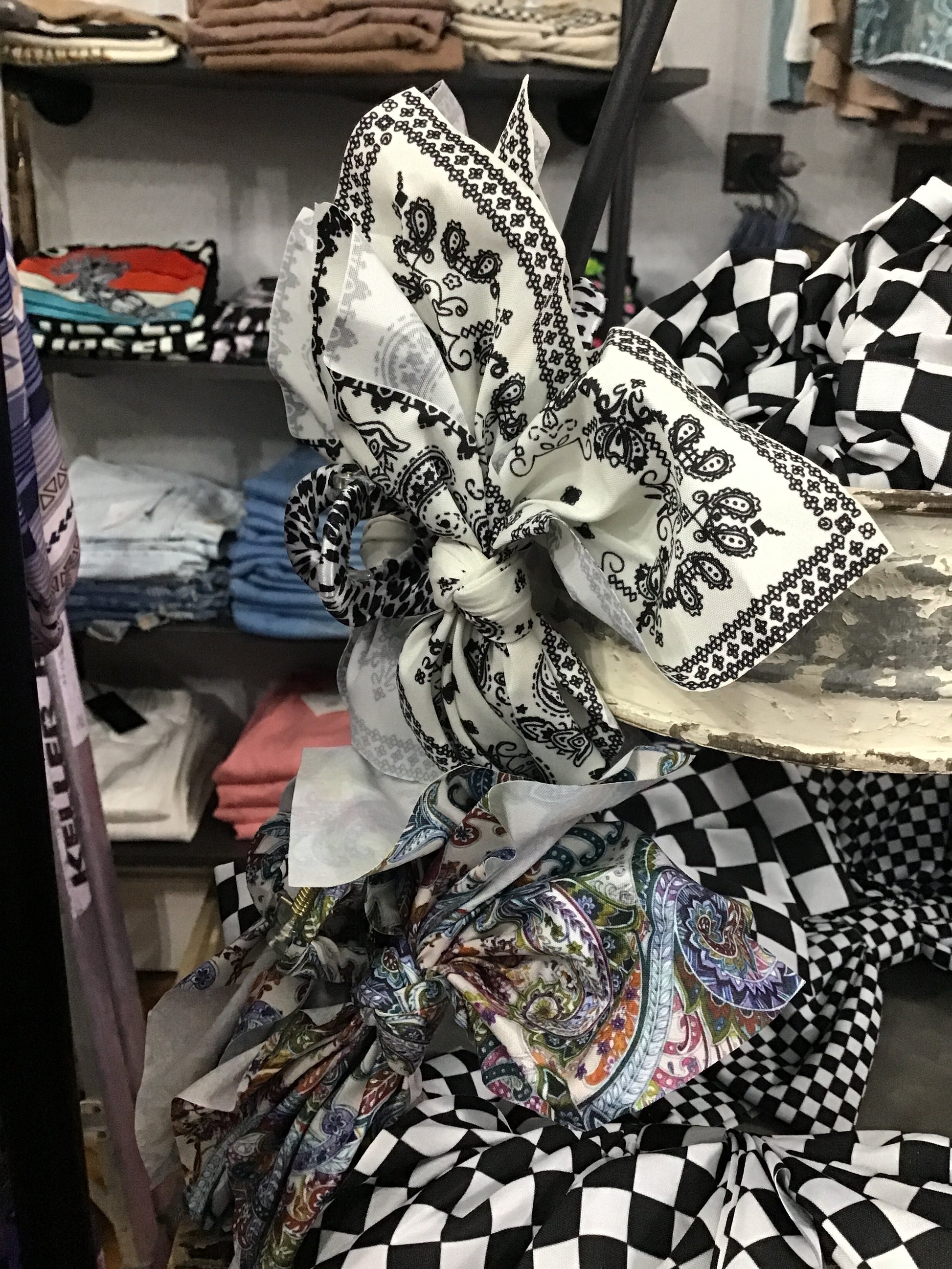 Bandana hair clip