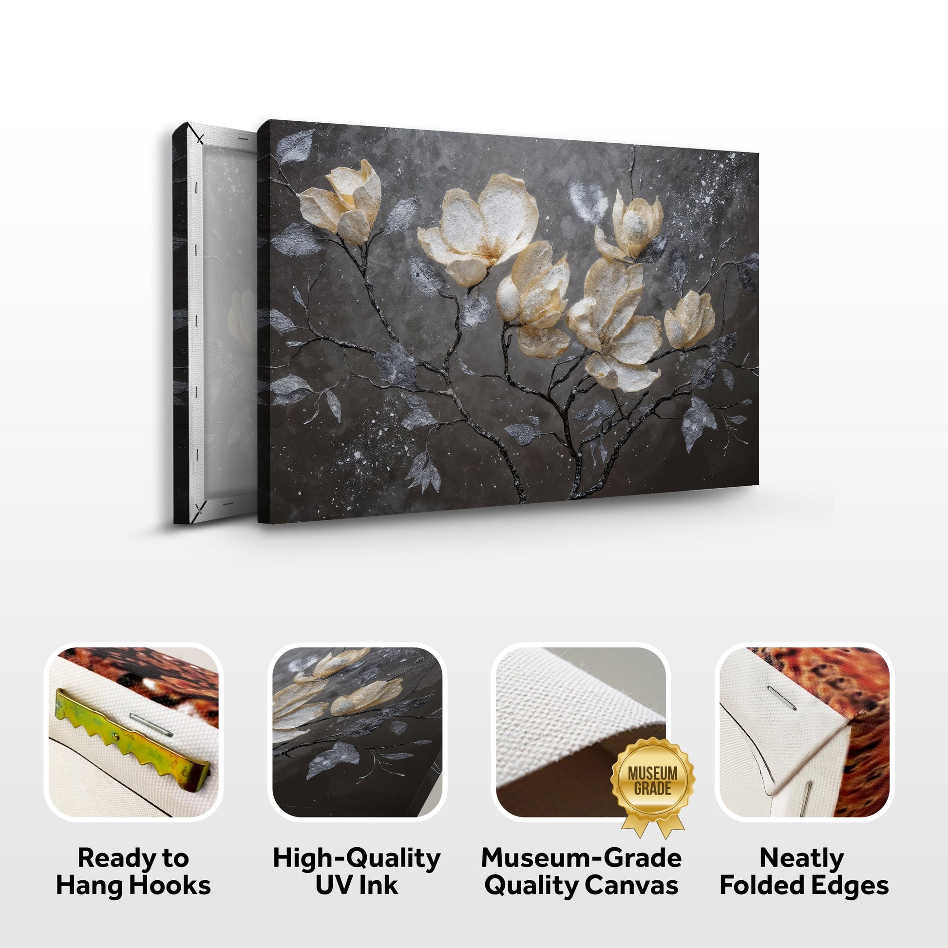 Midnight Magnolias Wall Art