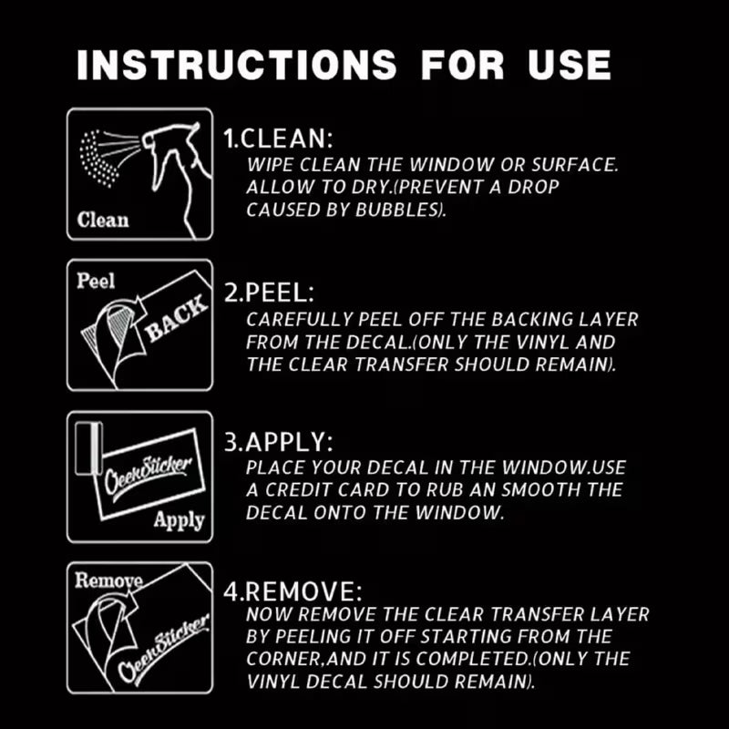AHO Waterproof Vinyl Sticker