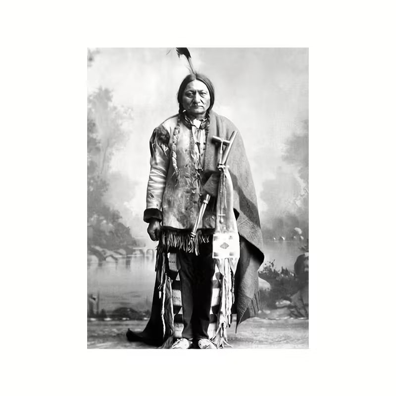 Chief Sitting Bull Sioux Tribal Icon