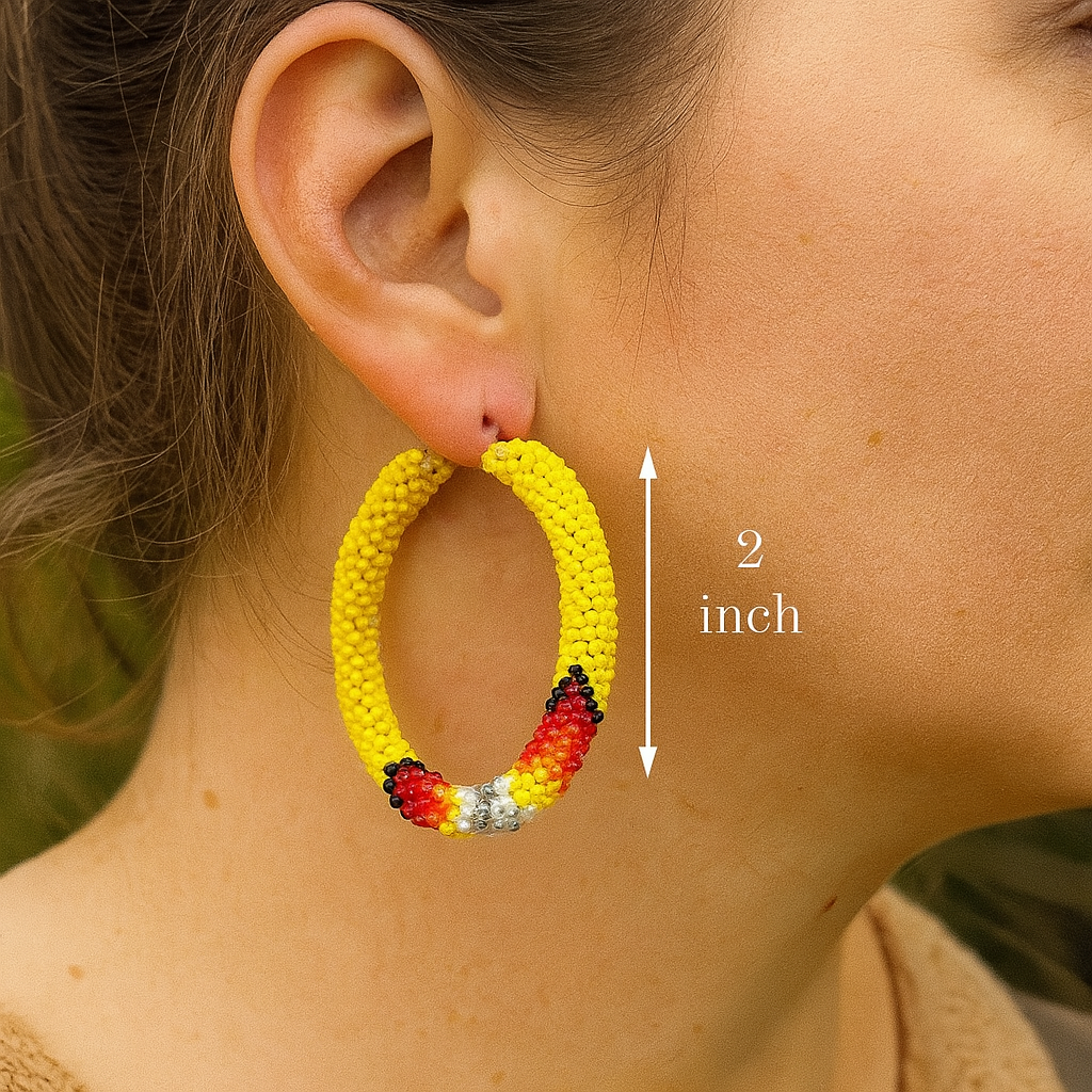 Yellow 2” hoops