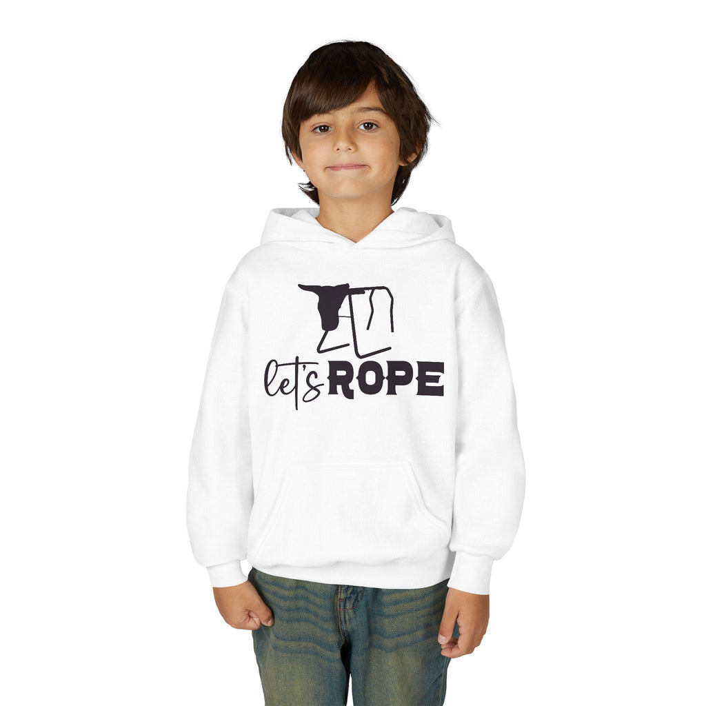 Let's Rope Youth Western Hoodie | Kids Rodeo Cowboy Sweatshirt