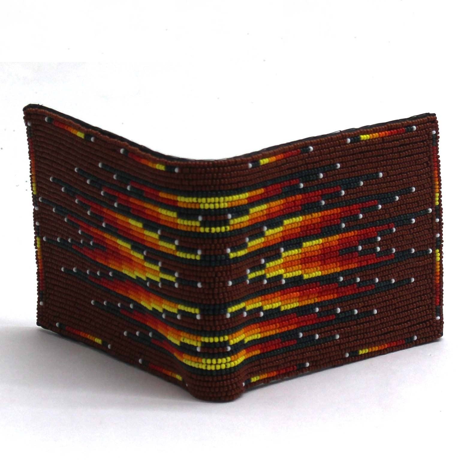Beaded Fire Wallet