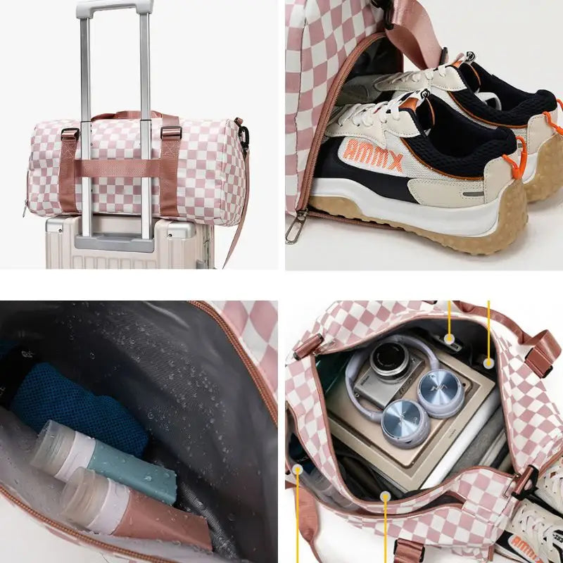 Checker Travel Bag
