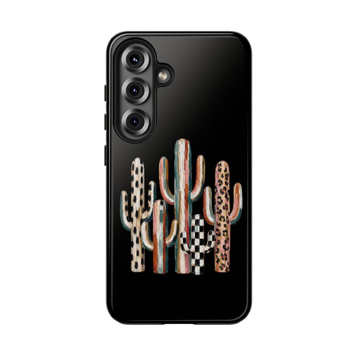 Boho Cactus Trio Phone Case | Tough Phone Case