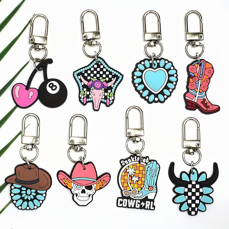 Western Cowboy Keychains