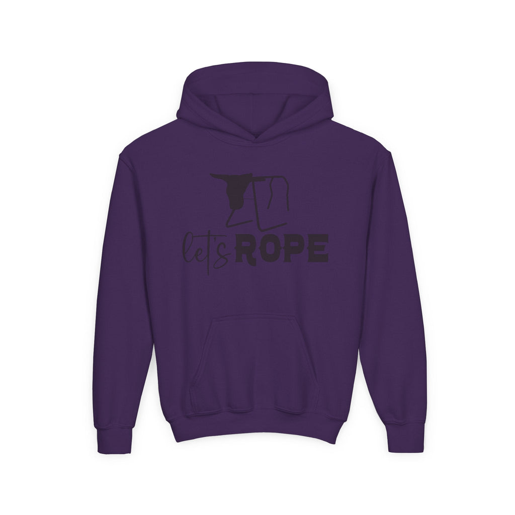 Let's Rope Youth Western Hoodie | Kids Rodeo Cowboy Sweatshirt