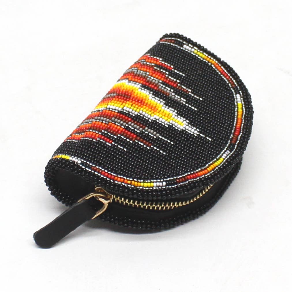 Bonfire Beaded Coin Purse