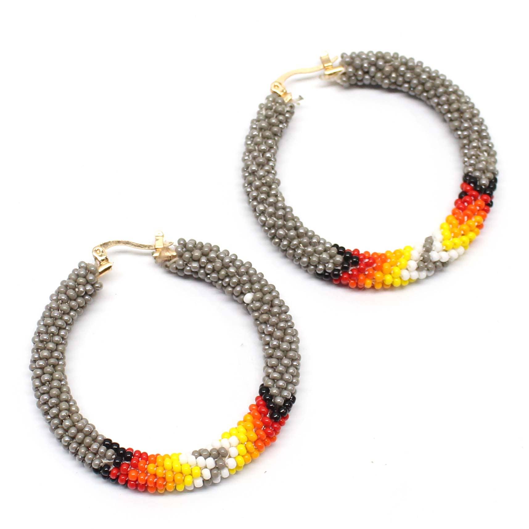 Grey 2 inch Hoops