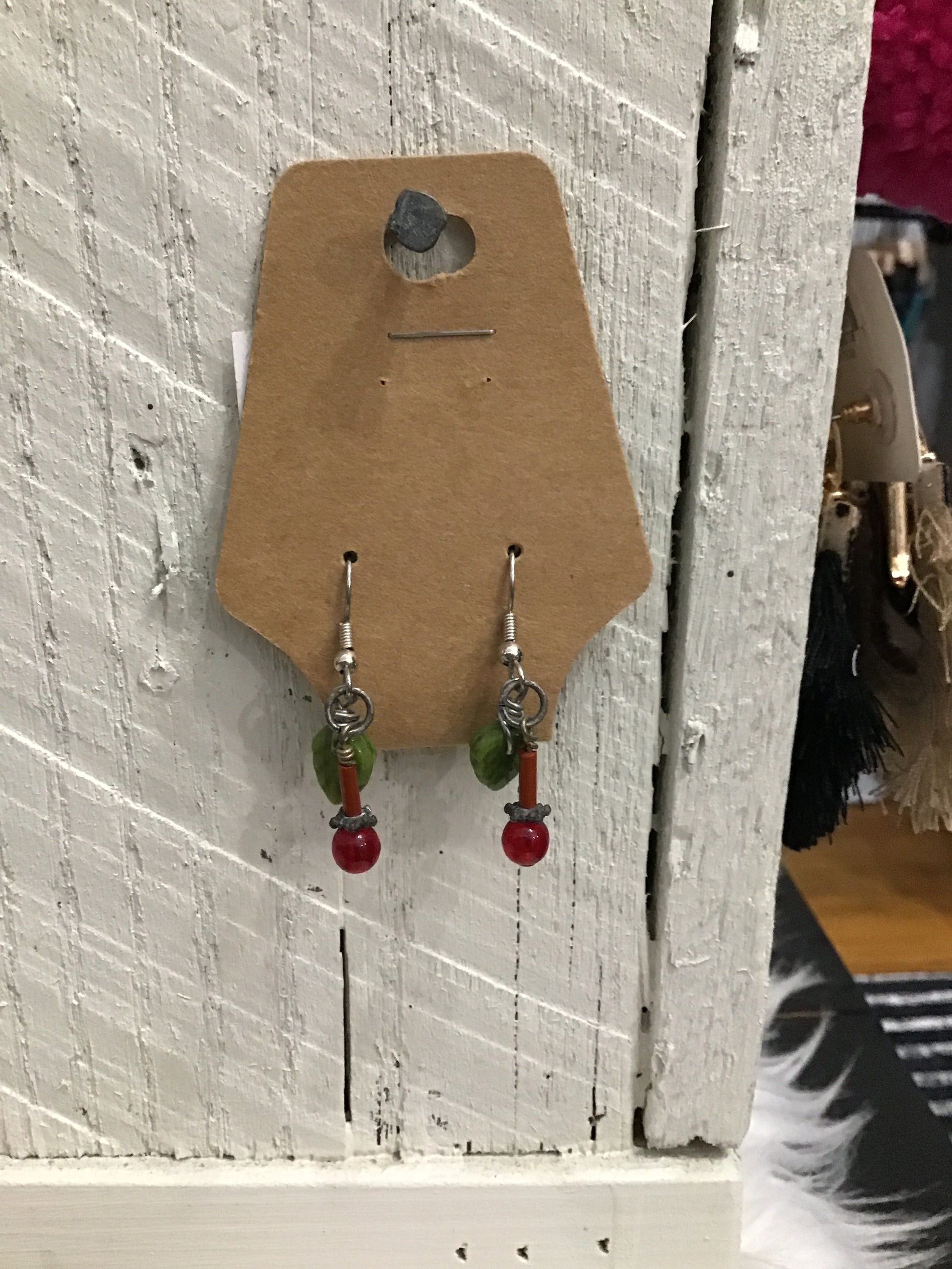 Earrings small bead