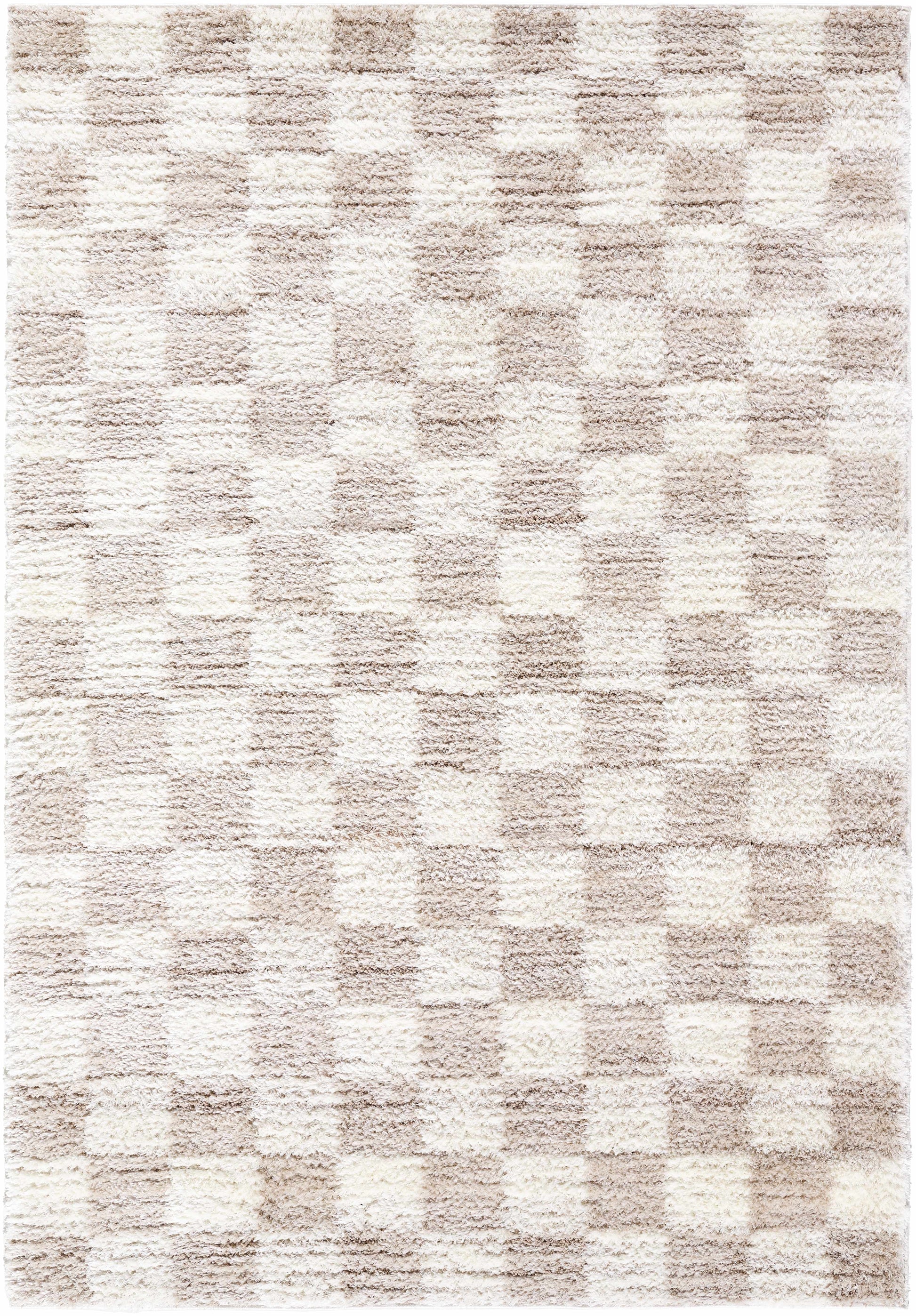 Belita Cream Luxe Shag Area Rug