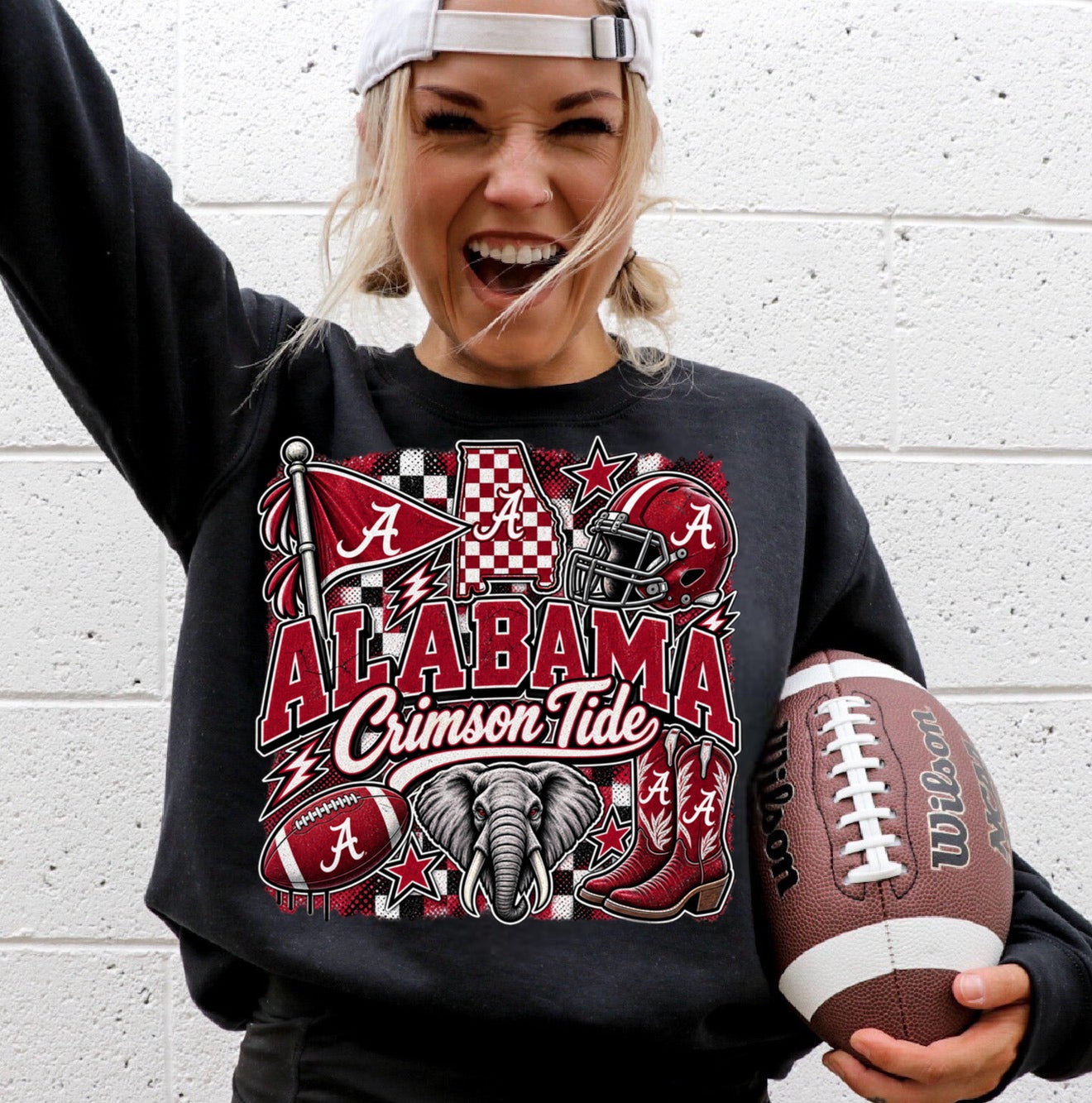 College Game Day T-Shirt | Choose Your Team | Black Gildan Softstyle