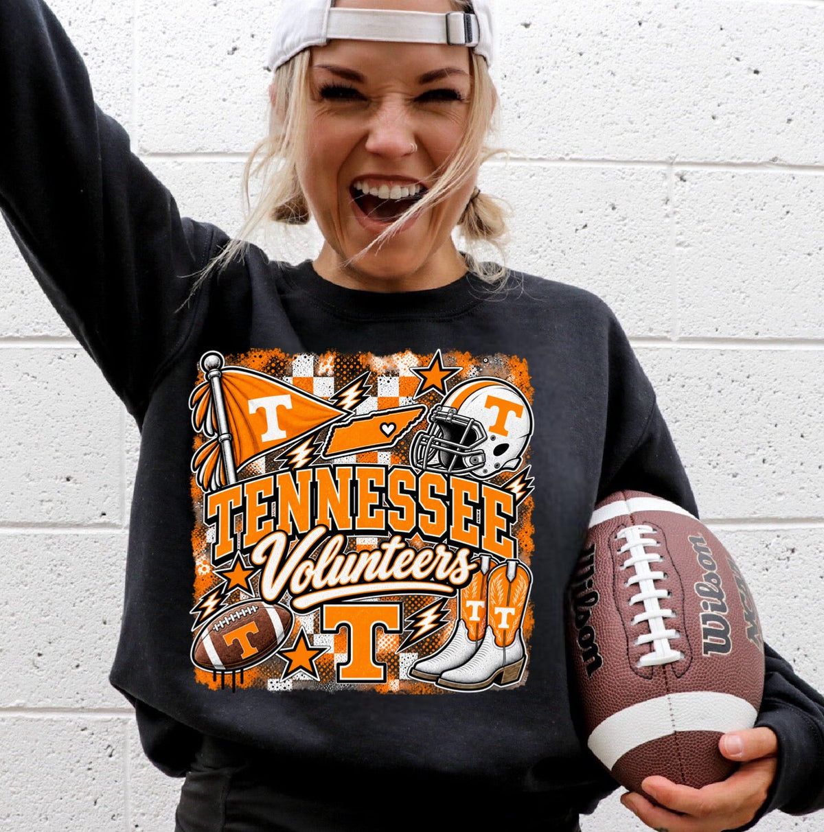 College Game Day T-Shirt | Choose Your Team | Black Gildan Softstyle