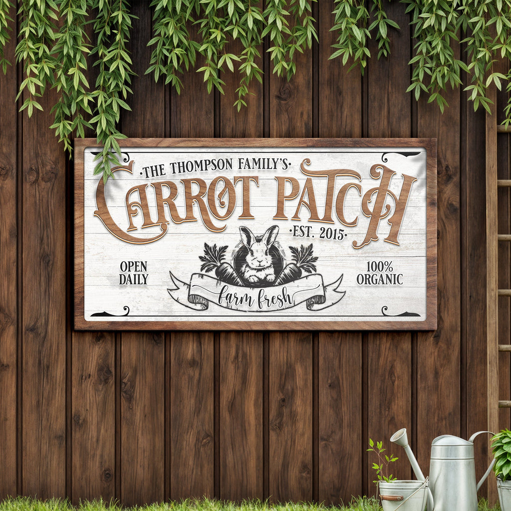 Carrot Patch Easter Sign II