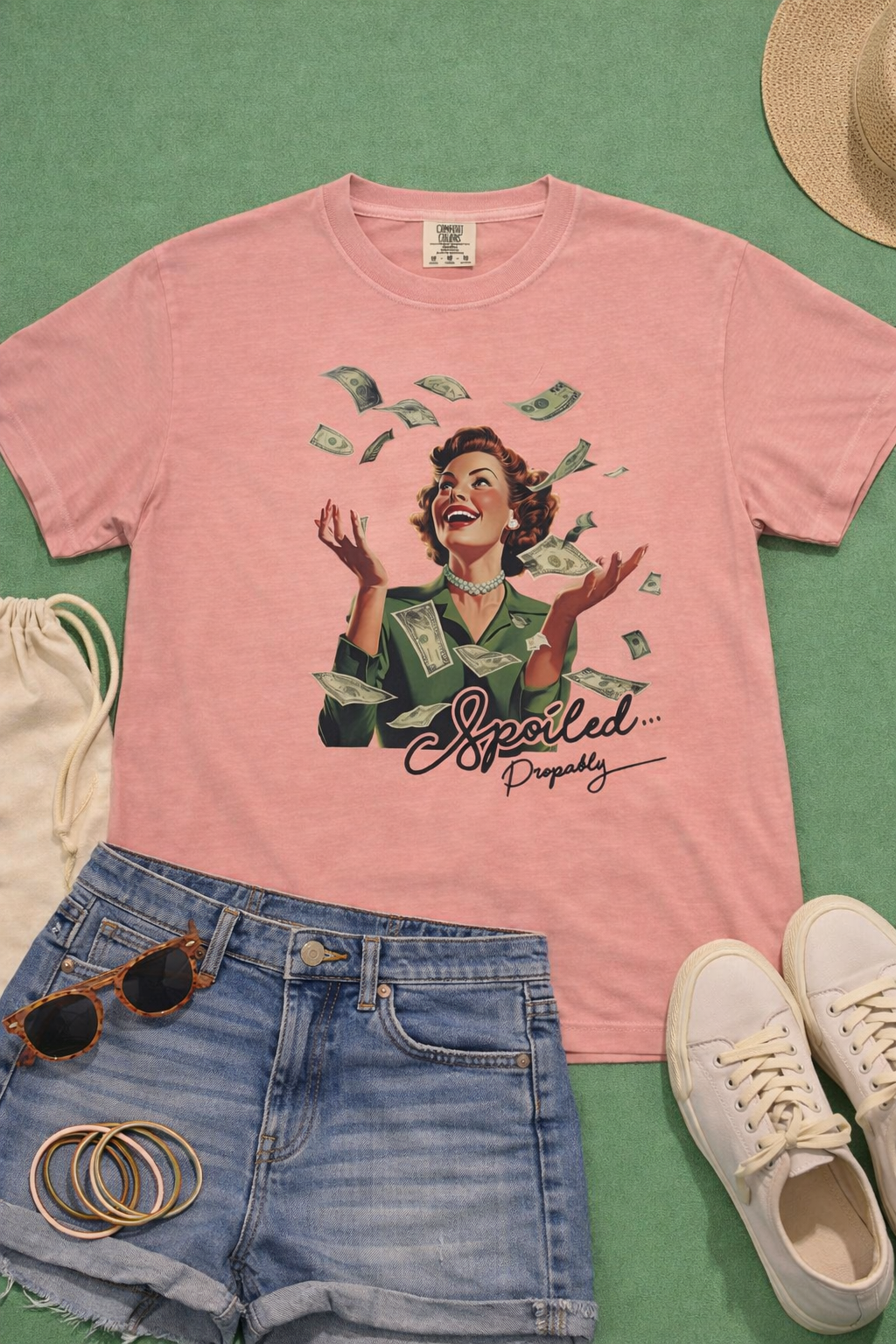 Spoiled... Probably Comfort Color Graphic T-shirt
