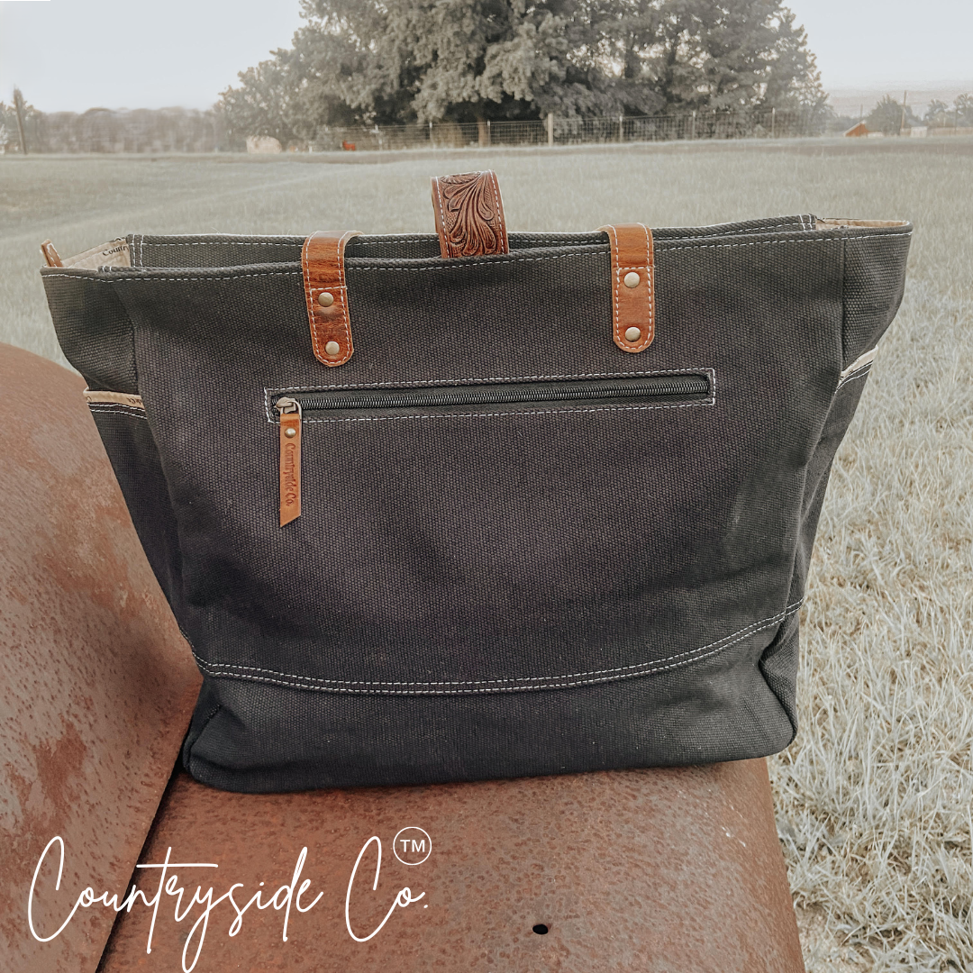 Darby Cowhide Carry All Overnight Bag