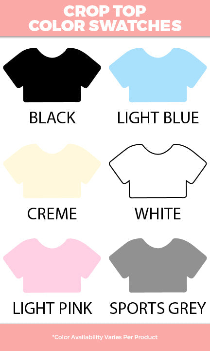 Football Arched Puff Graphic Crop Top