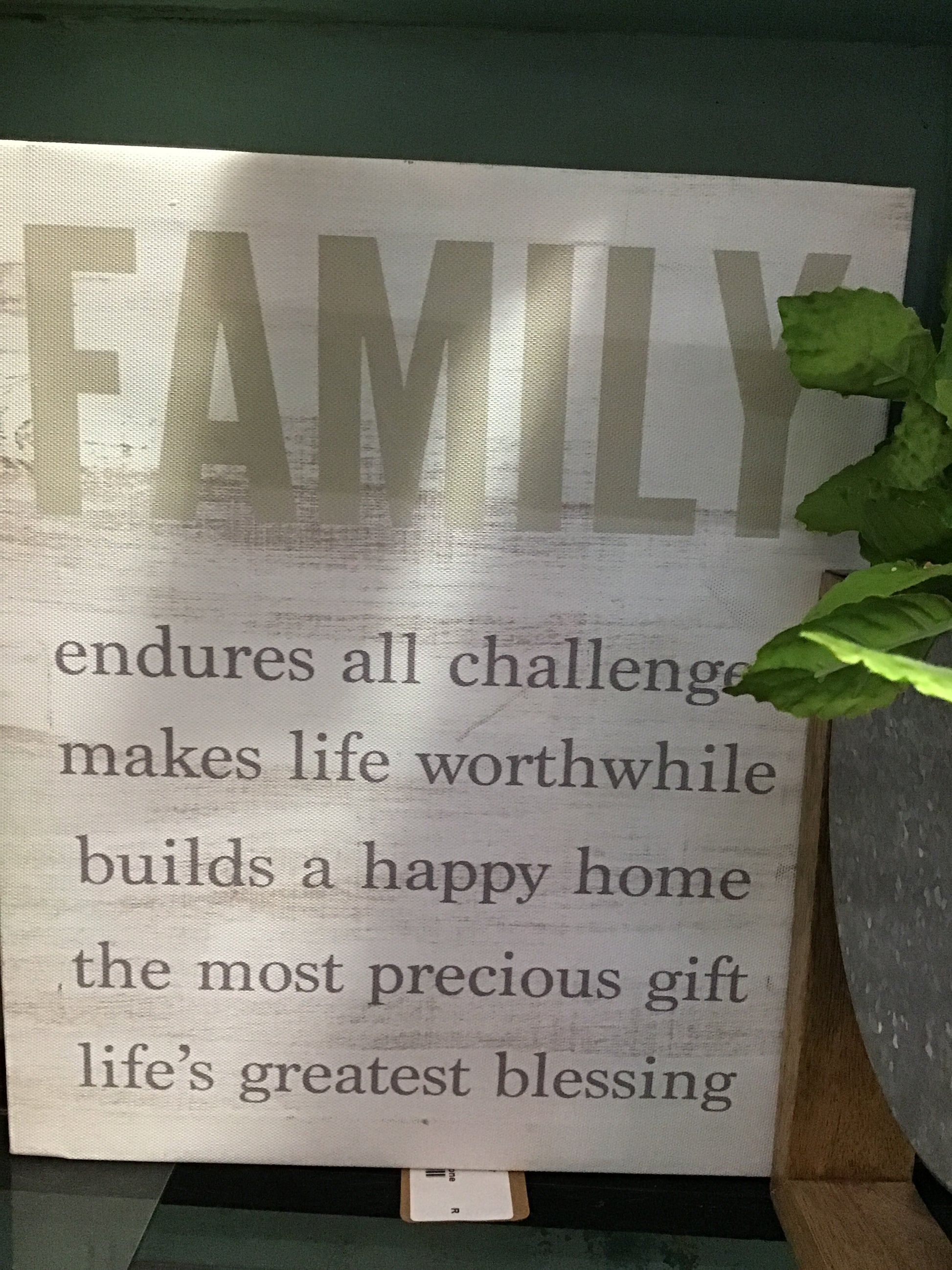 Family endures