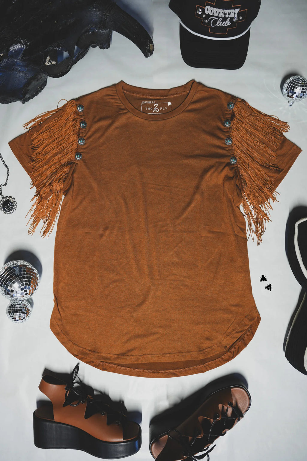 GET FRINGEY WITH IT TEE
