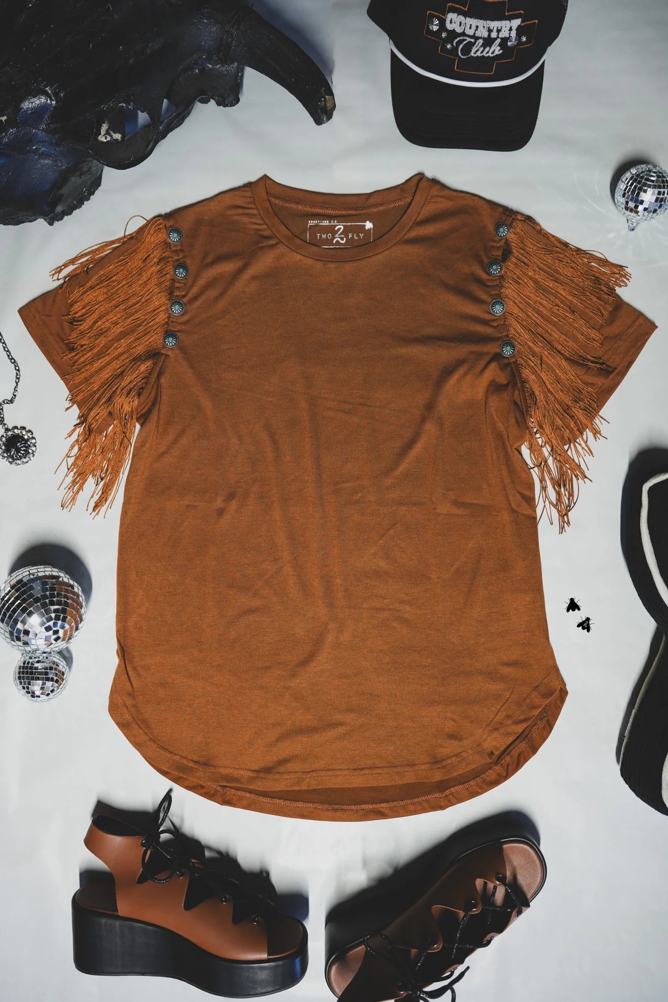 GET FRINGEY WITH IT TEE