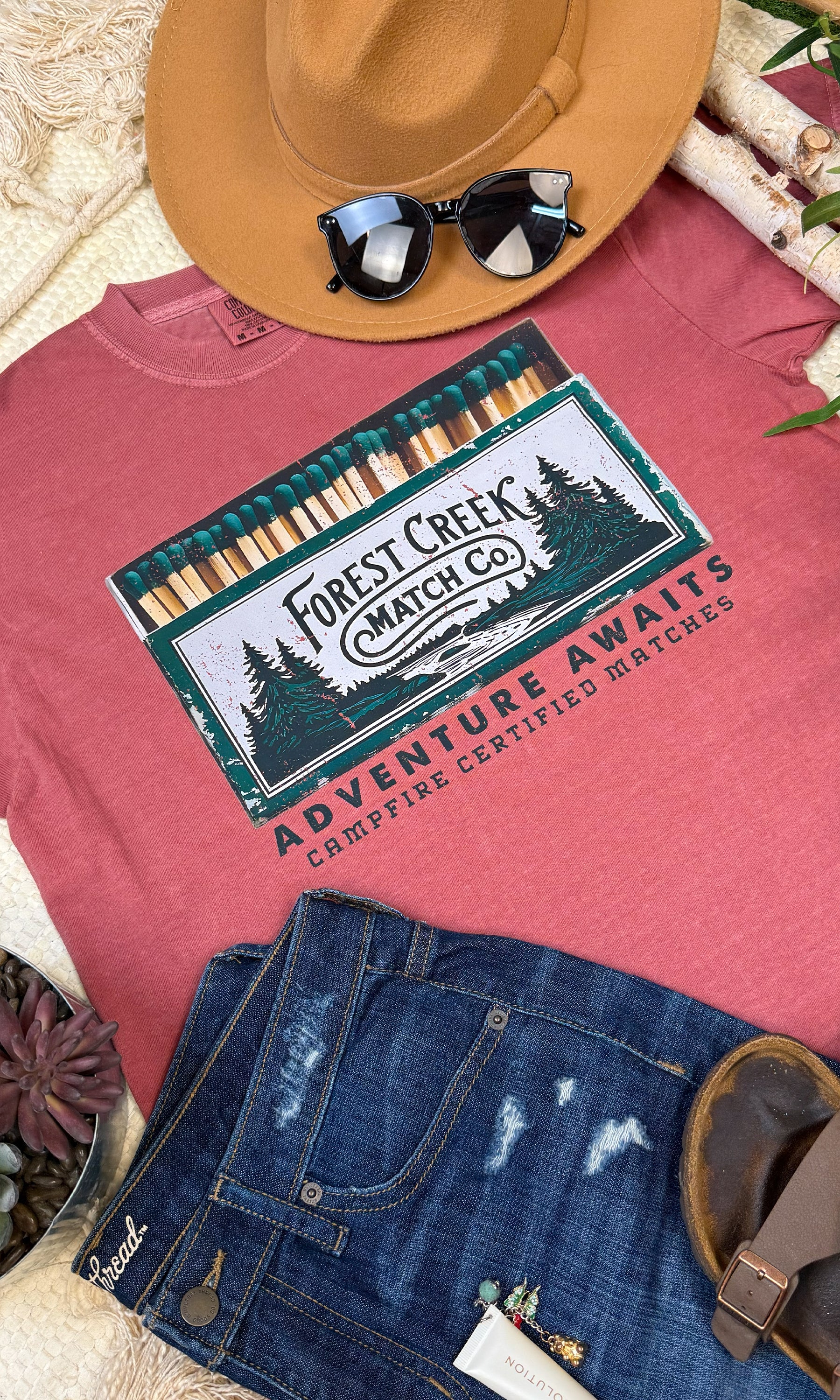 Forest Creek Match Co. Comfort Color Graphic T-Shirt