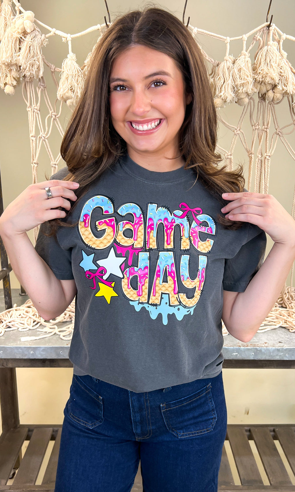 Game Day Drip Comfort Color Graphic T-Shirt