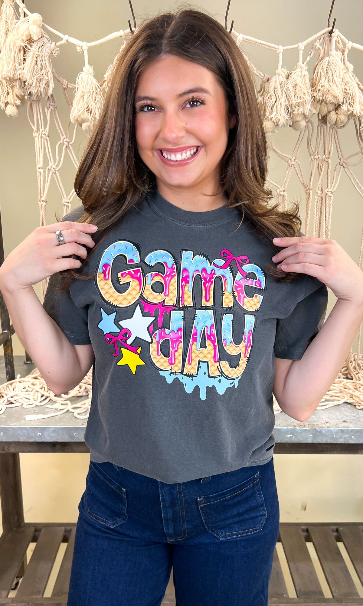 Game Day Drip Comfort Color Graphic T-Shirt