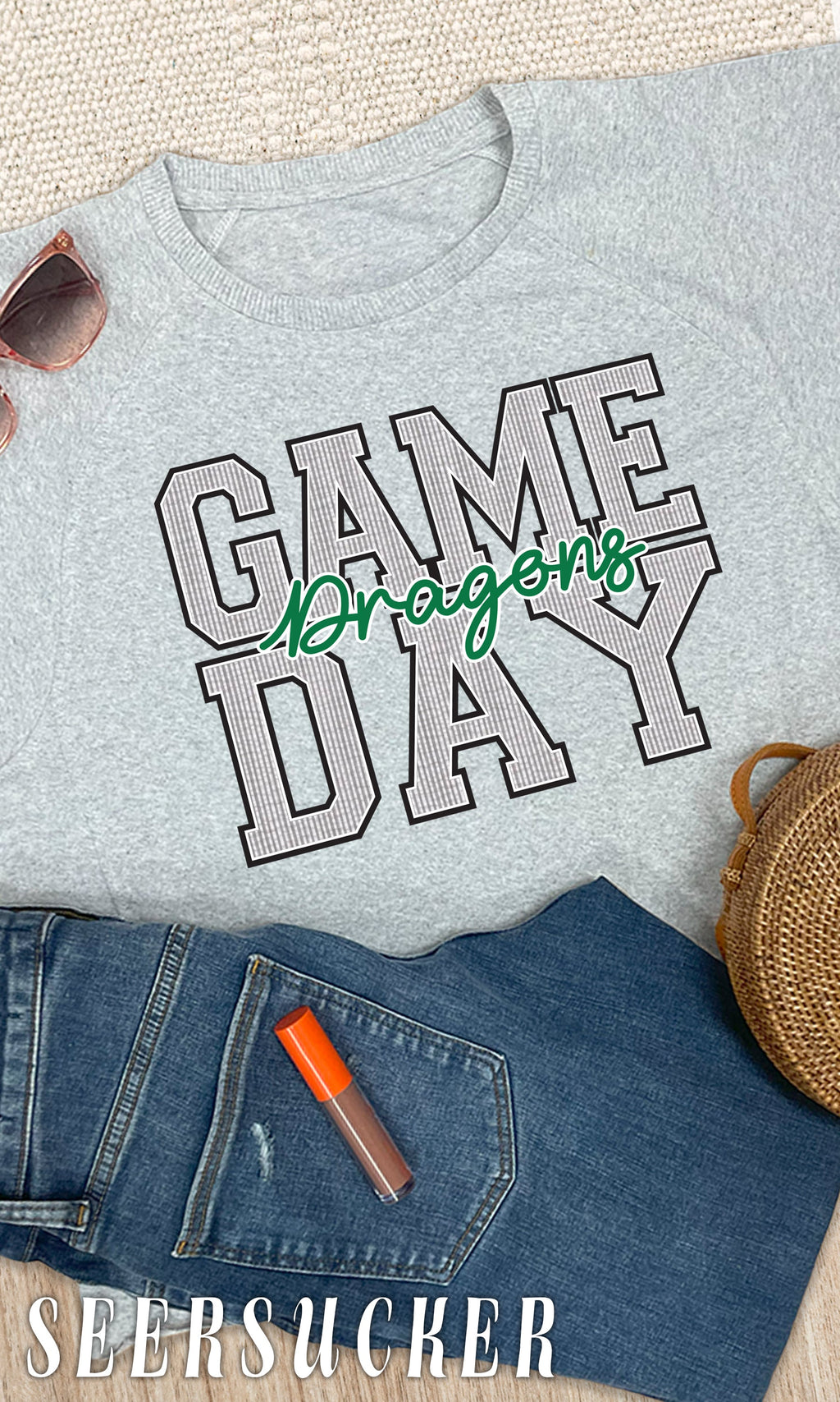 Game Day Custom Pattern Edgy Graphic Shirt