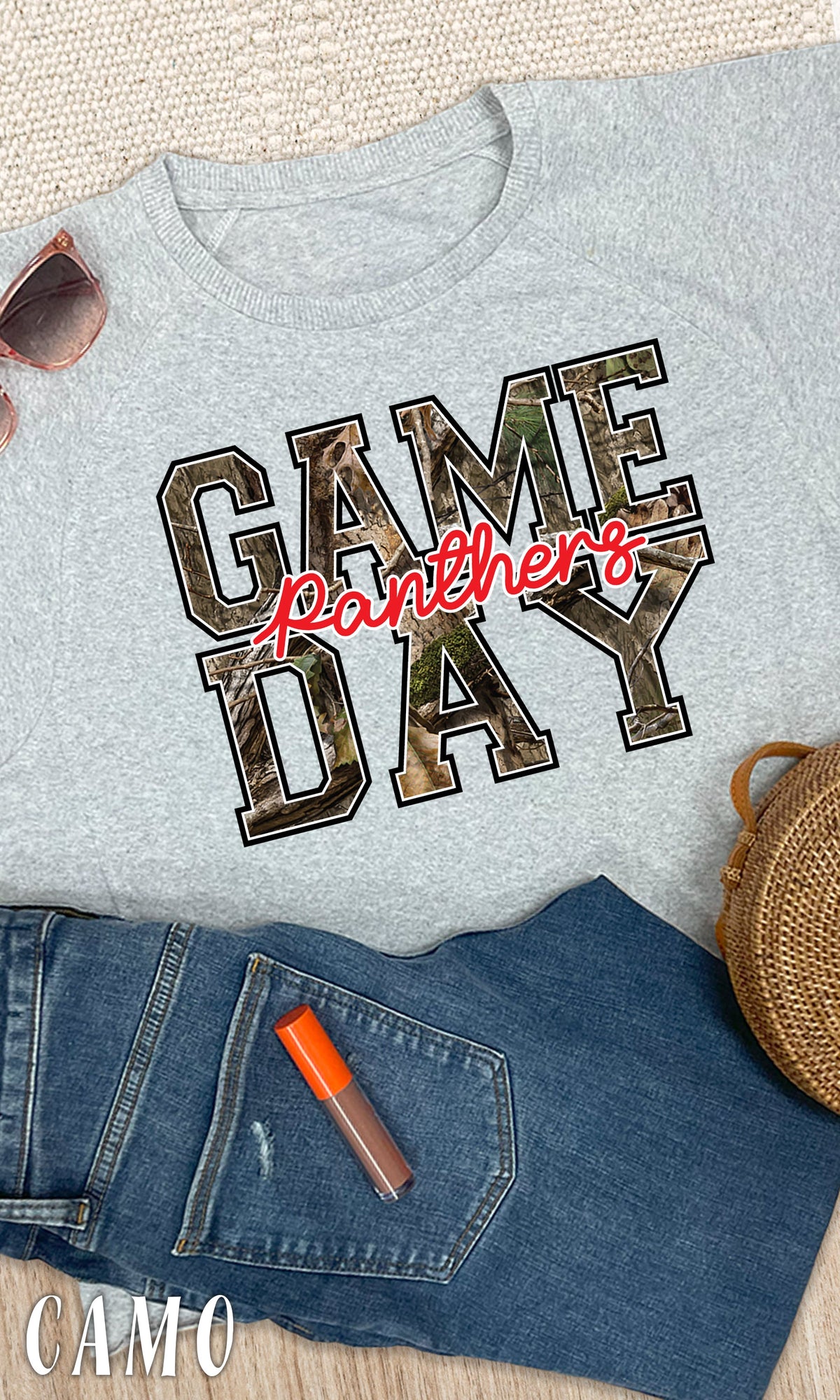 Game Day Custom Pattern Graphic Sweatshirt