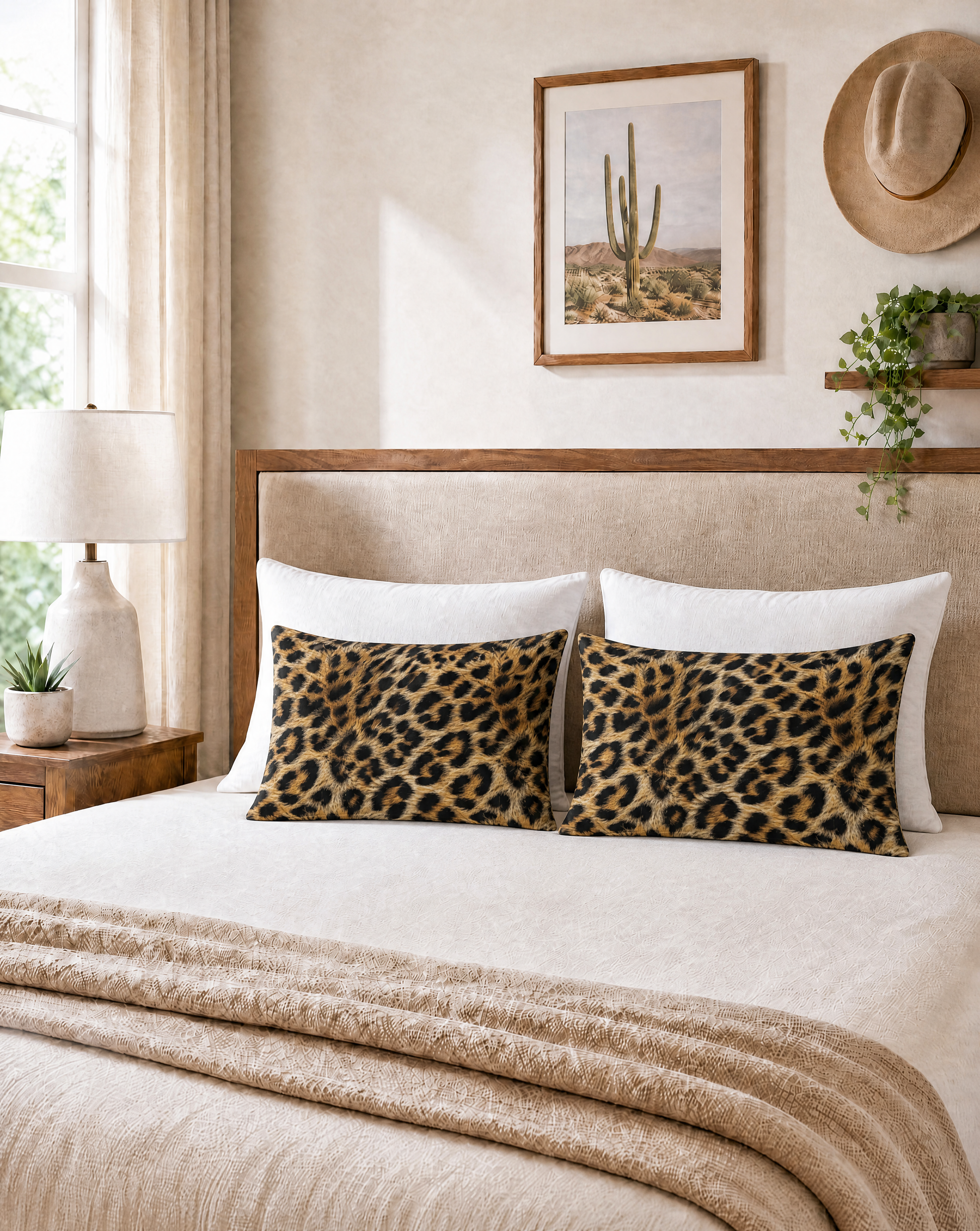 Baha Ranch Leopard Pillow Case Made in America
