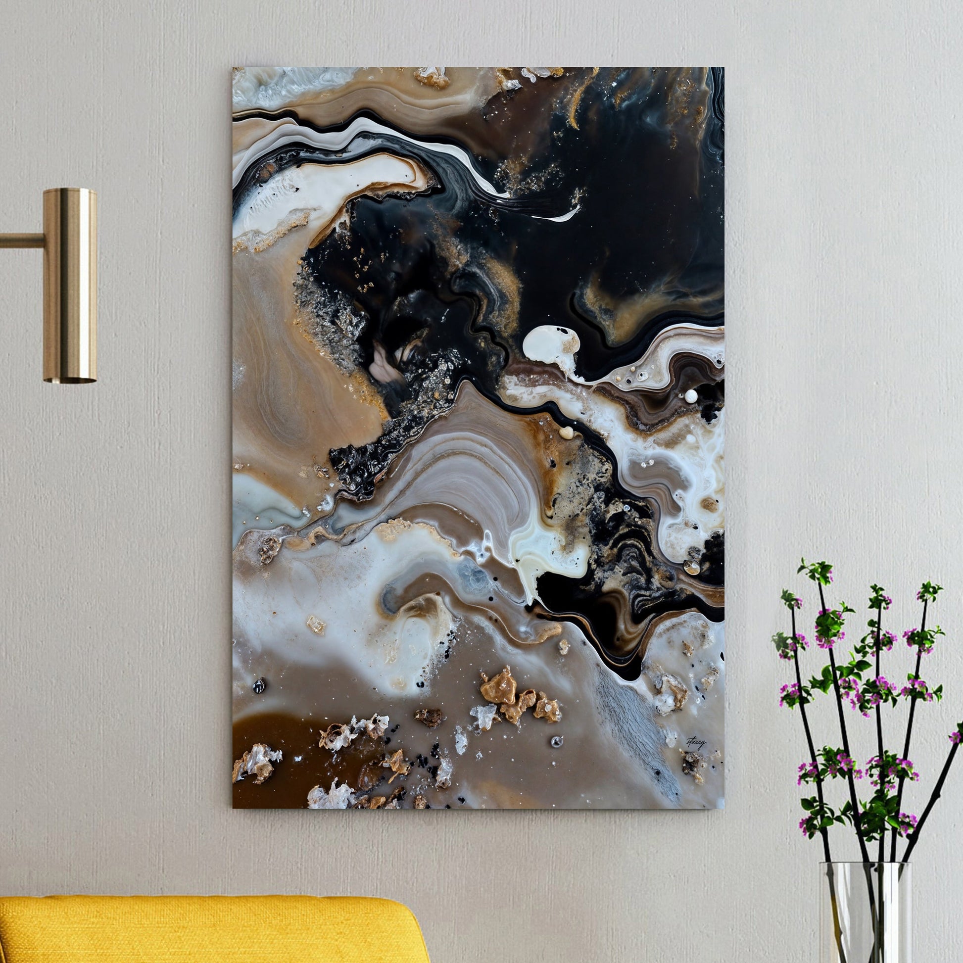 Canvas Print: "Geode Whispers"