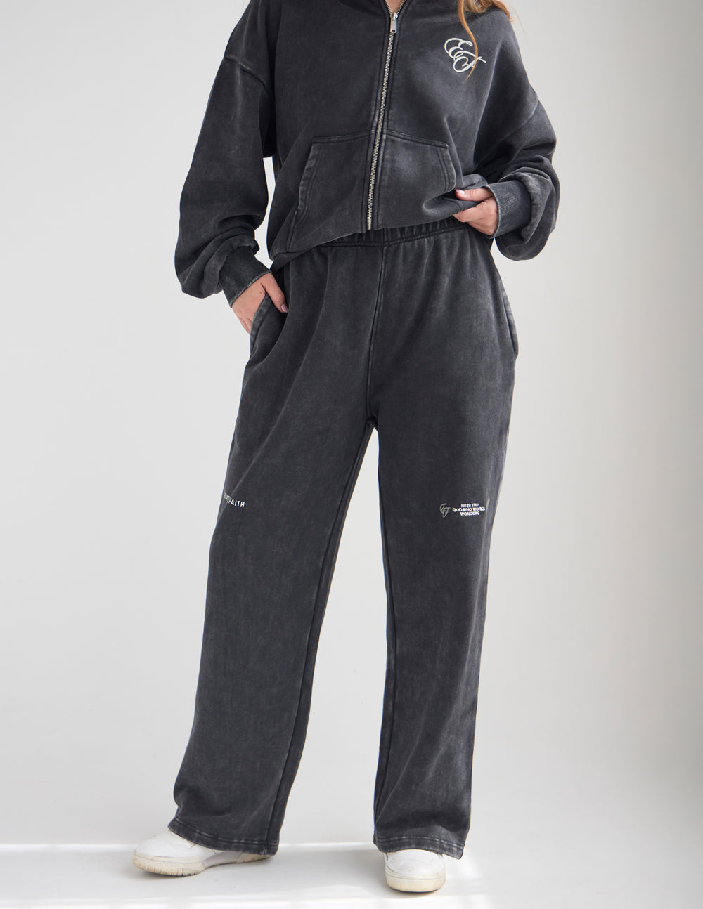 God of Miracles Wide Leg Sweatpant