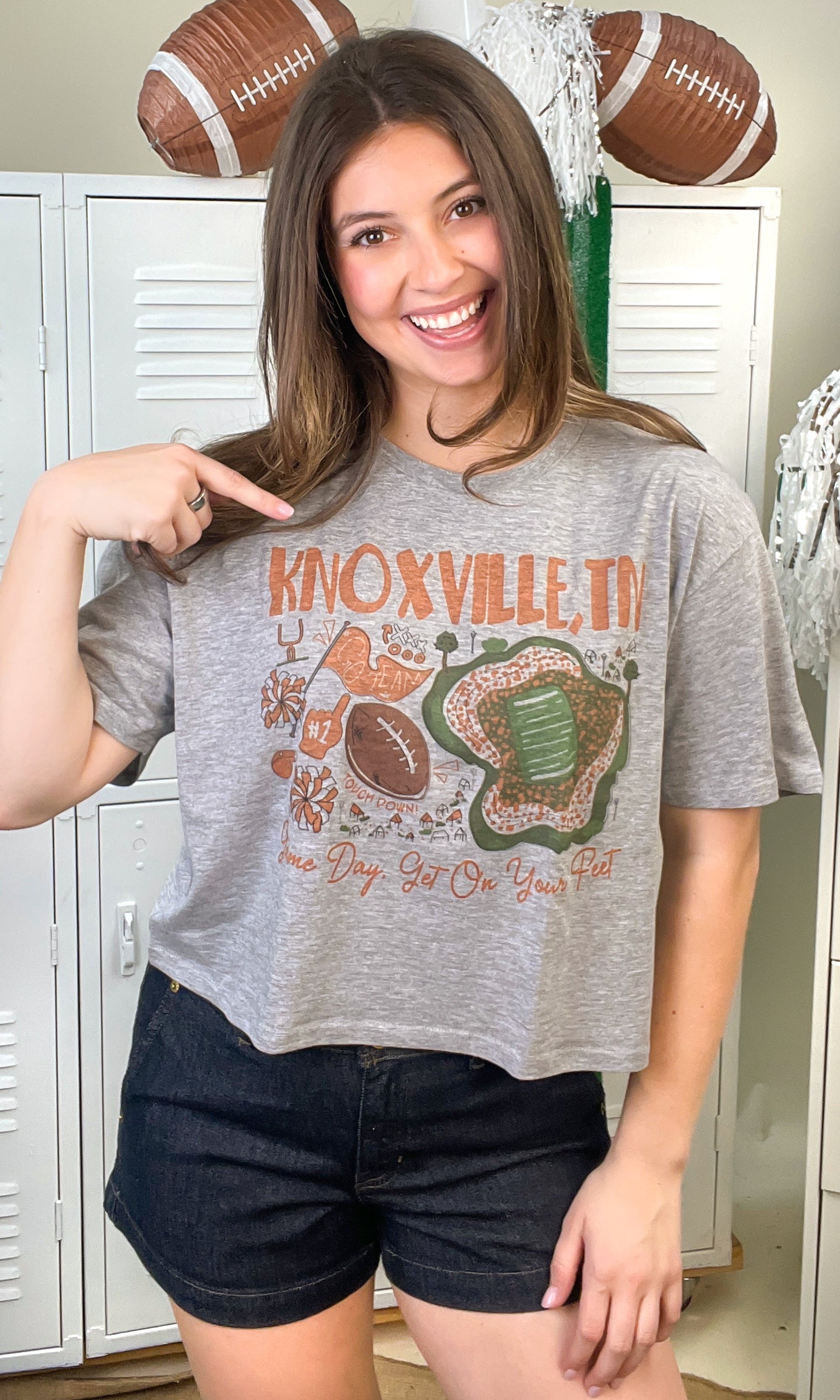 Hometown Mascots Graphic Crop Top
