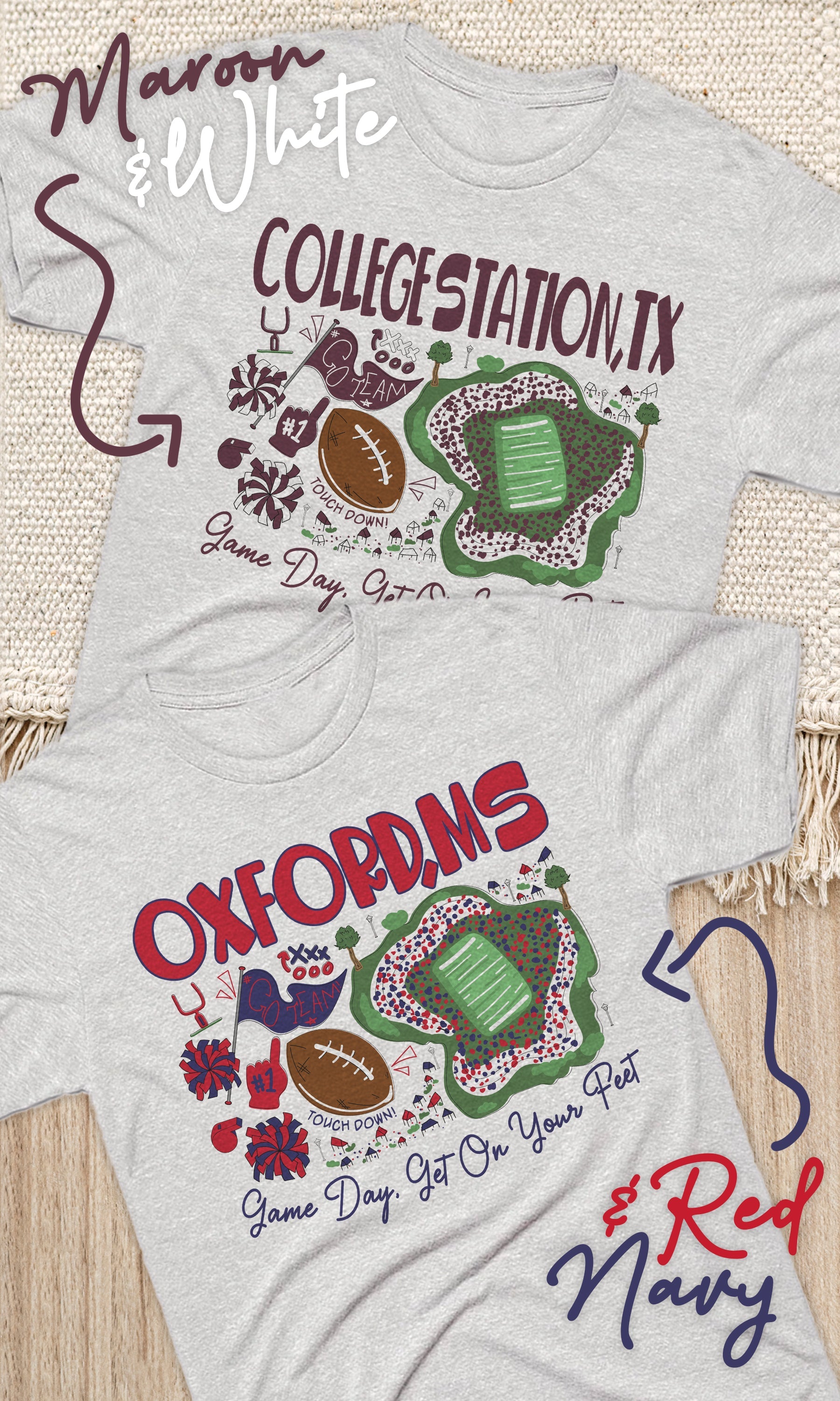 Hometown Mascots Graphic Sweatshirt