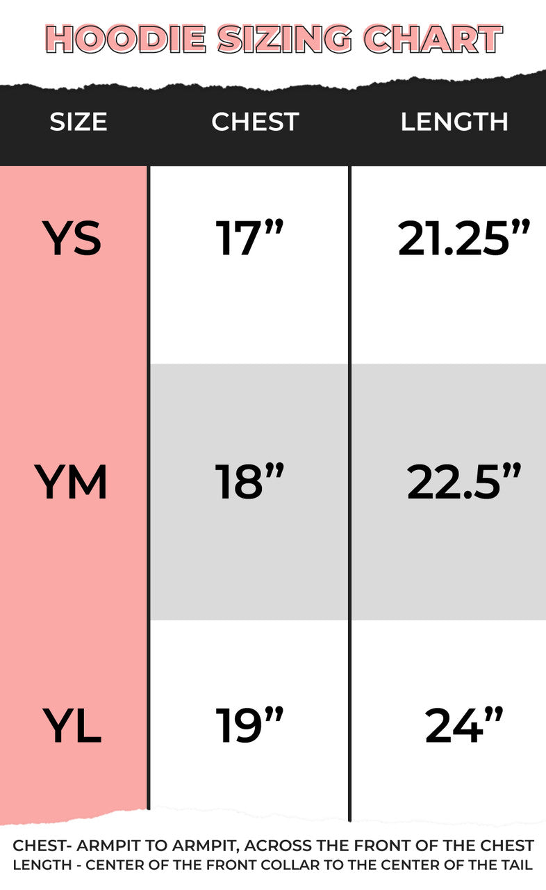Soft Chenille Love Youth Hoodie