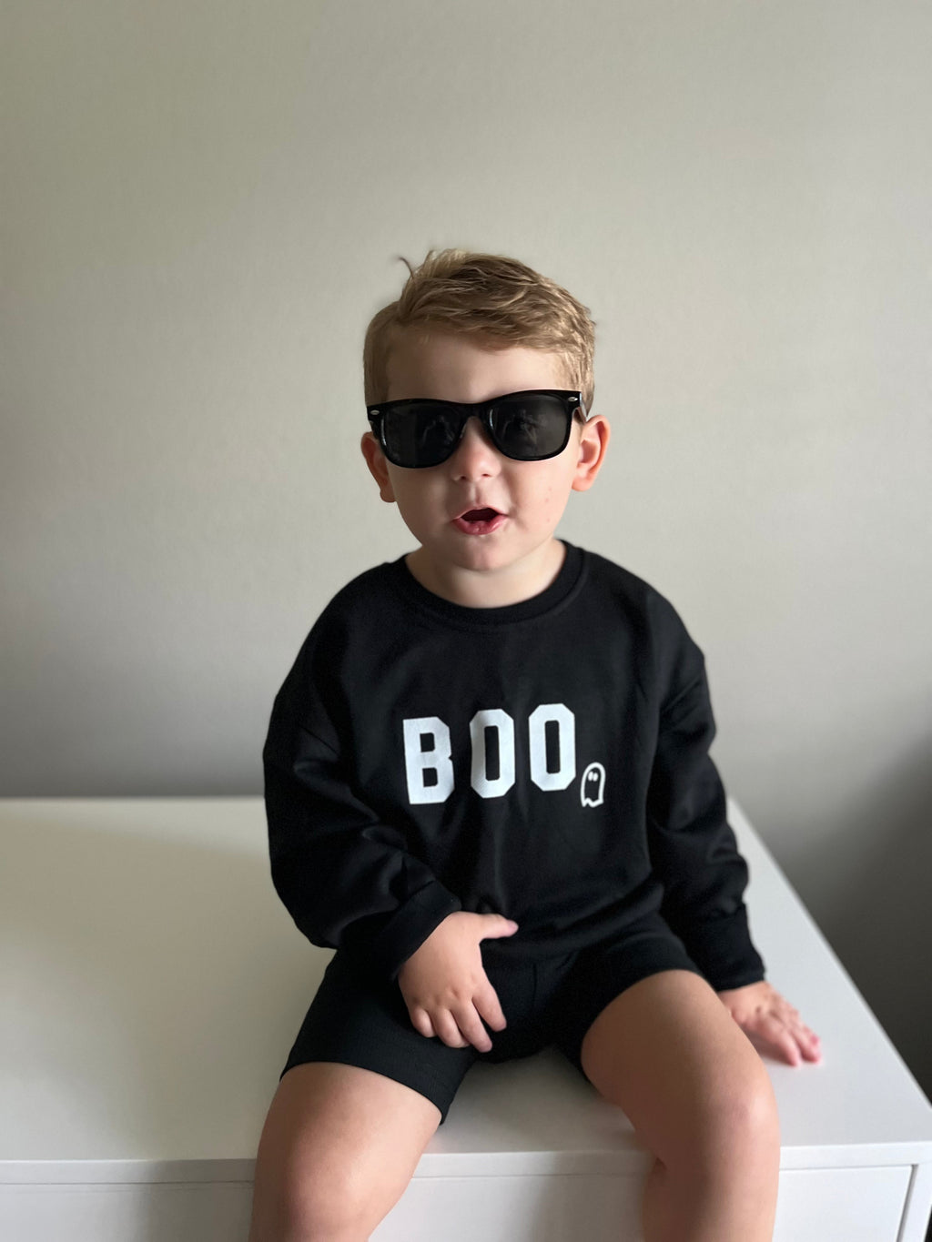 BOO Ghost Crewneck Sweatshirt
